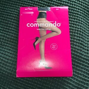 Commando Black Sheer tights